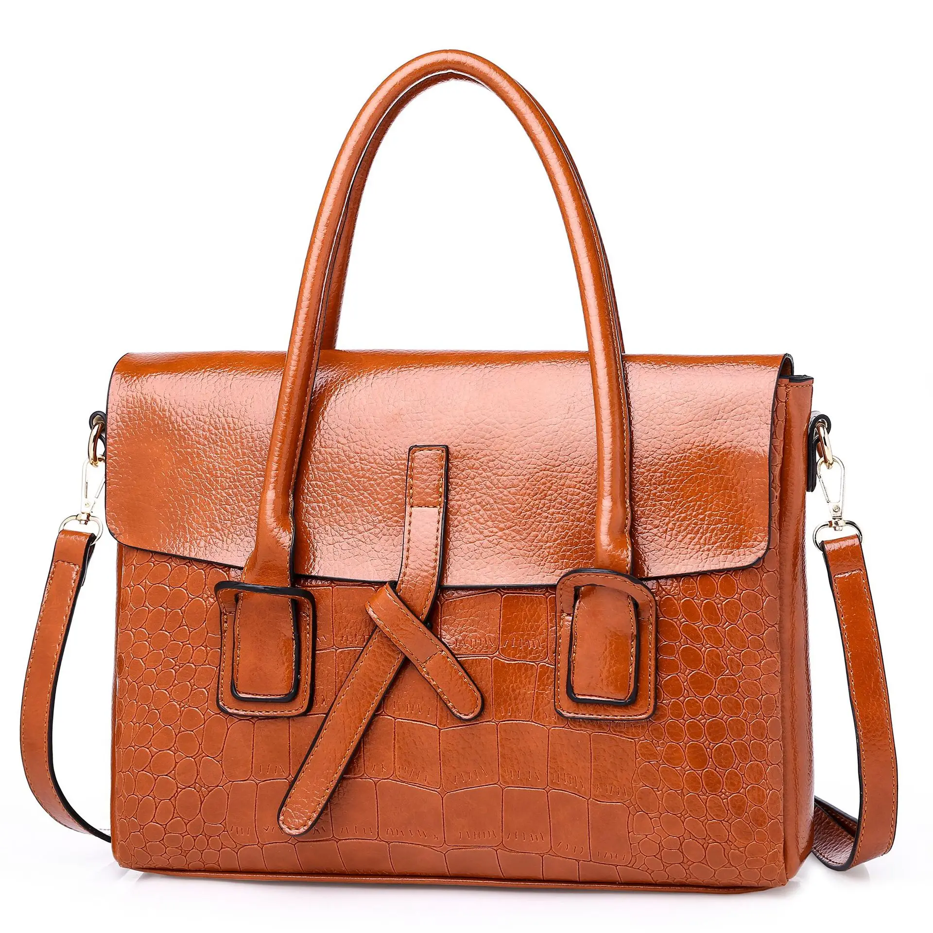 

PU Leather Female Top-handle Bags Larger Women HandBags Fashion Totes Shoulder Bag Brand Ladies Messenger Bag