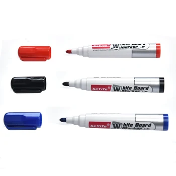

10 pcs/lot Whiteboard pen erasable pen red blue black color blackboard pen kids children no-toxic marker school office supplies