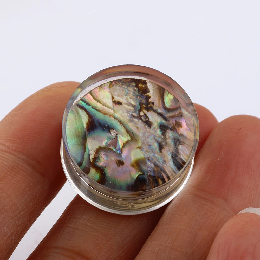 

TIANCIFBYJS Acrylic UV Flesh Tunnels Ear Plugs Piercing Tragus Earrings Expanders Stretchers Wholesale Body Jewelry Mix 6-16mm