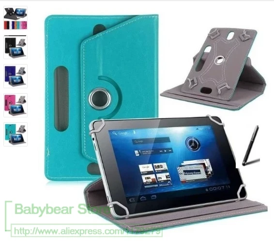 

For Alcatel ONE TOUCH ONETOUCH Pixi 3/PLUS/A3/POP 4/1T 10 10.1" Inch Universal Tablet PU Leather cover case Free Gift