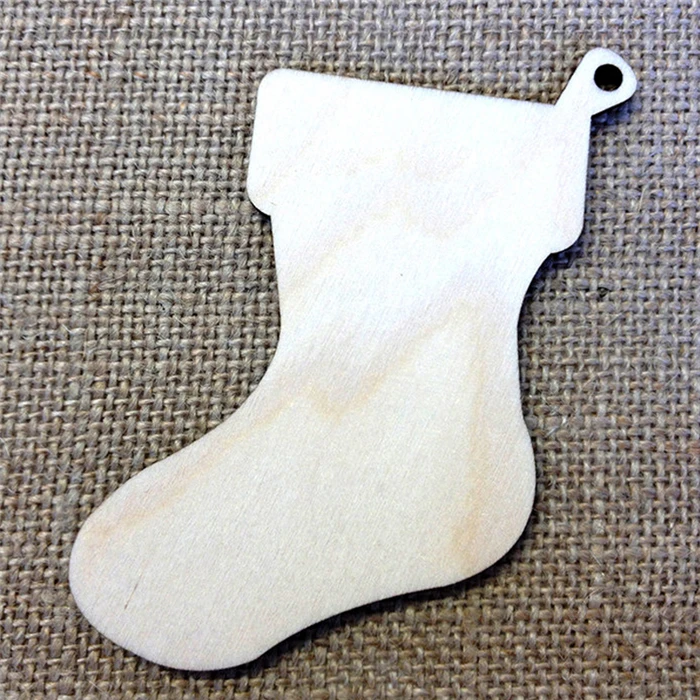10pcs-Socks-Shape-Wooden-Christmas-Pendant-Cute-Christmas-DIY-Hangings-Merry-Christmas-Stockings-Christmas-Tree-Decoration (2)