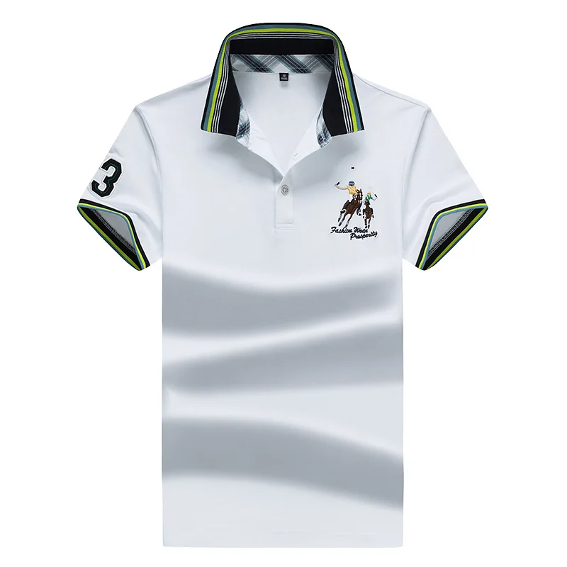 

Eden Park Men's Polo Shirt Solid Color Cotton Crocodile Polo Shirt Casual Breathable High Quality Golf Polo Size M-3XL;YA237