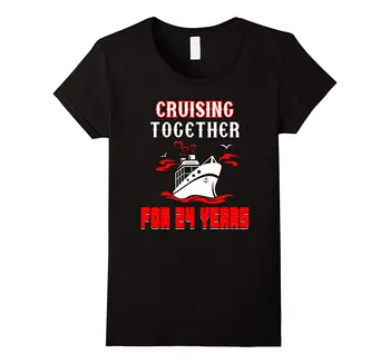 

24th Anniversary Gifts for Couple. Wife Husband Tshirt. for Women Streetwear Kawaii Brand Tops Tees on Sale Short Sleeve