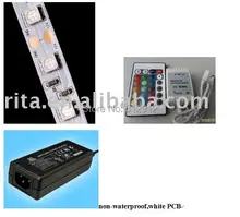 5m smd5050 300leds piece non waterproof RGB led strip power supply controller