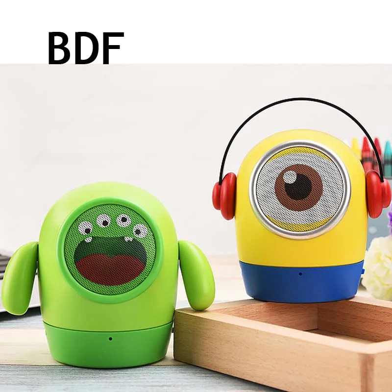 BDF Mini Children Minions Bluetooth Speaker Wireless Stereo Toy Speaker