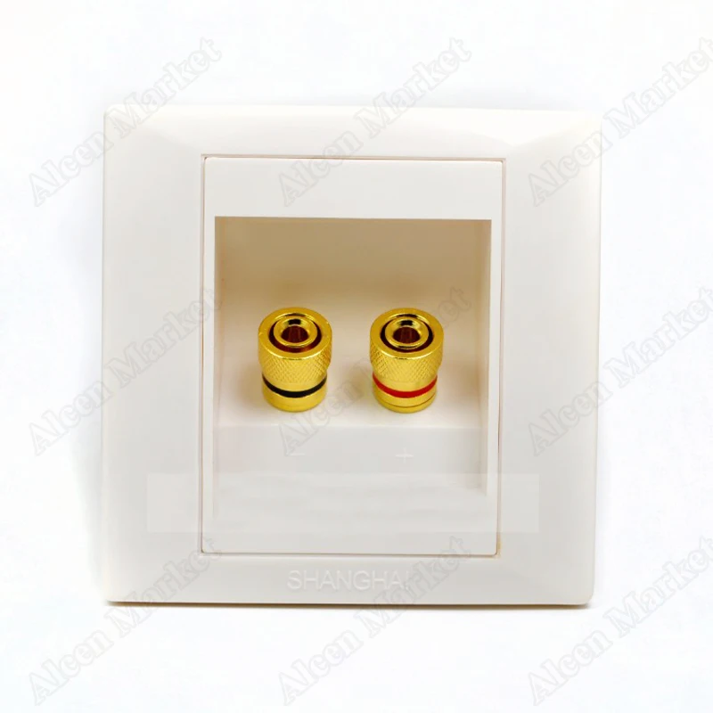 

Pure Copper 2 Bit 86 Audio Speaker Panel Binding Post Box Plug