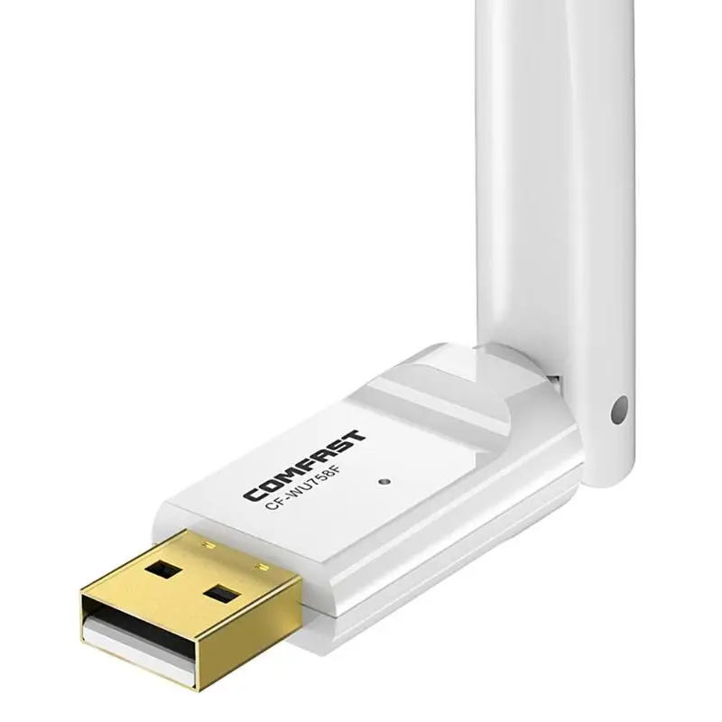 USB Wifi адаптер 650 Мбит/с беспроводной приемник ключ Ethernet Сетевая карта 6dBi антенна для Windows XP/7/8/8,1/1 Mac OS10.6-10.15