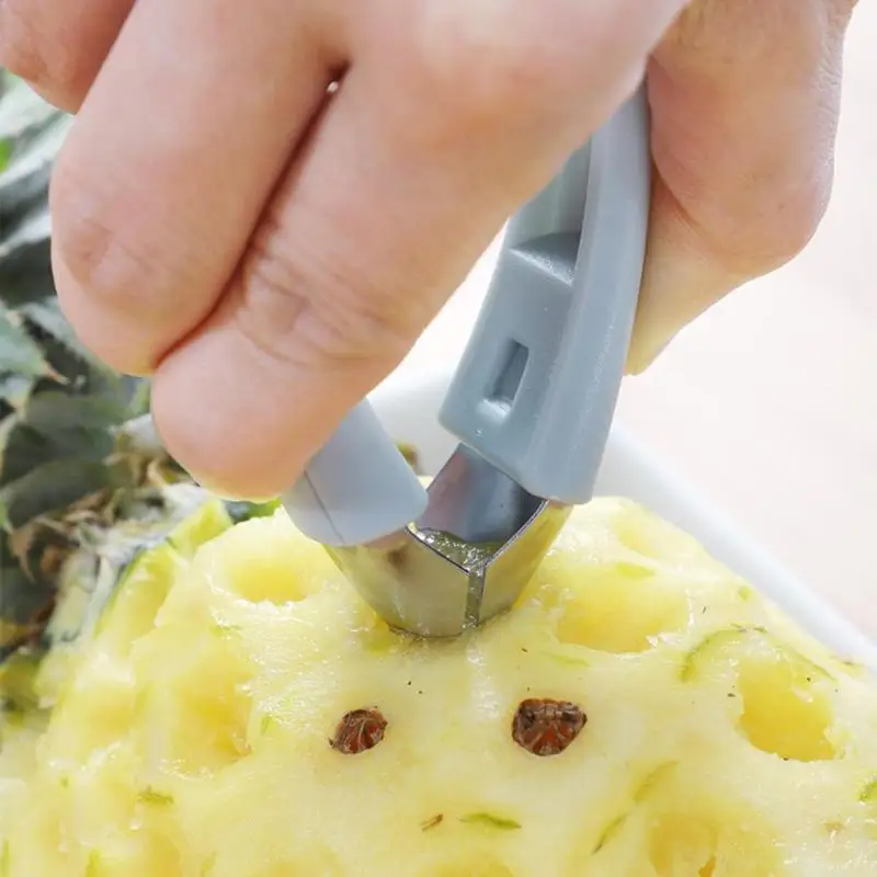 Out Fruit Eye Remover Kitchen Corer Peeler Tools Slicer Clip Pineapple Cutter