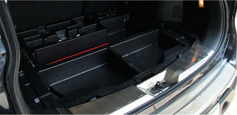 ᓂ2pcs/set Rear Tail ๏ Trunk Trunk Storage Box Spare Tire ...