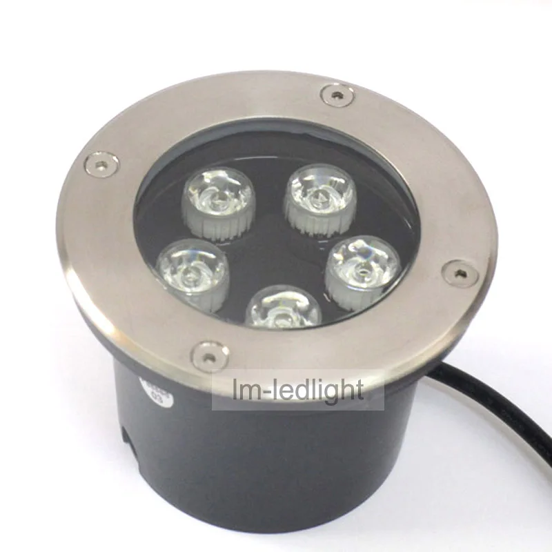 

IP67 led floor light 5W dia120mm LED underground light Bridgelux deck light garden light free ship 10pcs