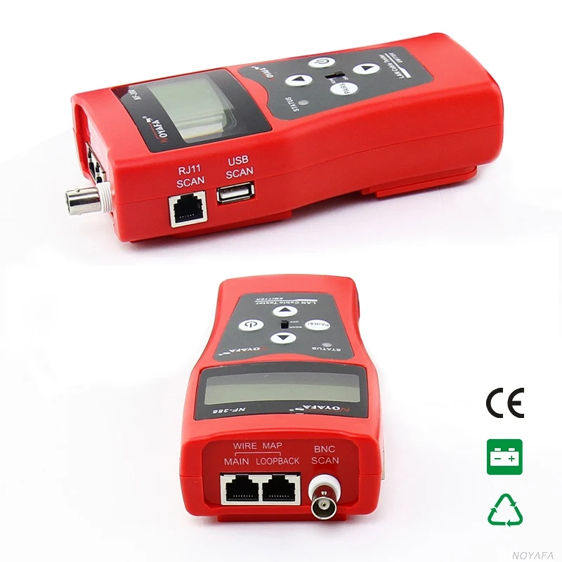 Оригинальный Noyafa NF 388 Ethernet сетевой кабель тестер телефон провода трекер NF388 для RJ45
