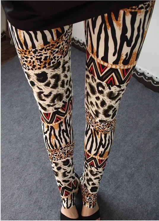 thermal leggings YSDNCHI 2021 Fashion Women Leggings Slim High Waist Elasticity Leggings Leopard Printing leggins Woman Pants Cotton Leggings seasum leggings
