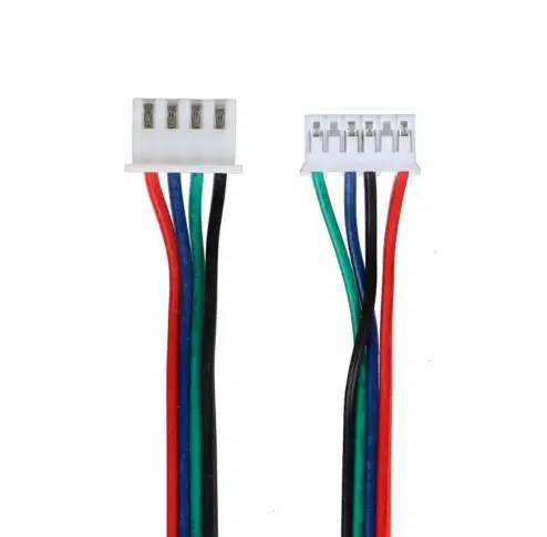 3D принтеры Двигатель Кабельный разъем 4 шт./лот 1 м/2 м DuPont линии hx2.54 4PIN к 6pin белый