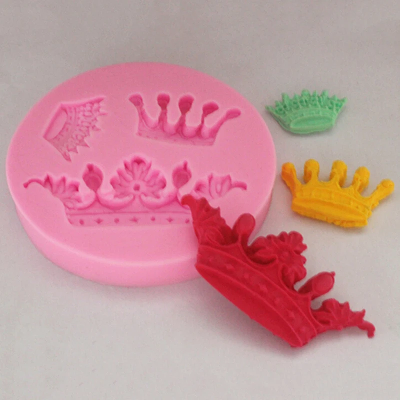 New Sale King Crown Baking Mold Fondant Mould Handmade Silicone Cake