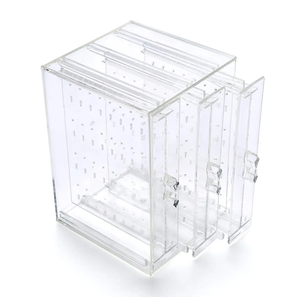 

Big Transparent Earring Display Box Plastic Ear Stud Storage Box Ear Hoop Necklace Bracelet Jewelry Accessory Display Box