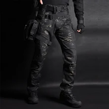 MEGE, тактические брюки карго, мужские джоггеры, армейские военные штаны, хлопковые камуфляжные эластичные повседневные спортивные штаны с карманами, 4XL