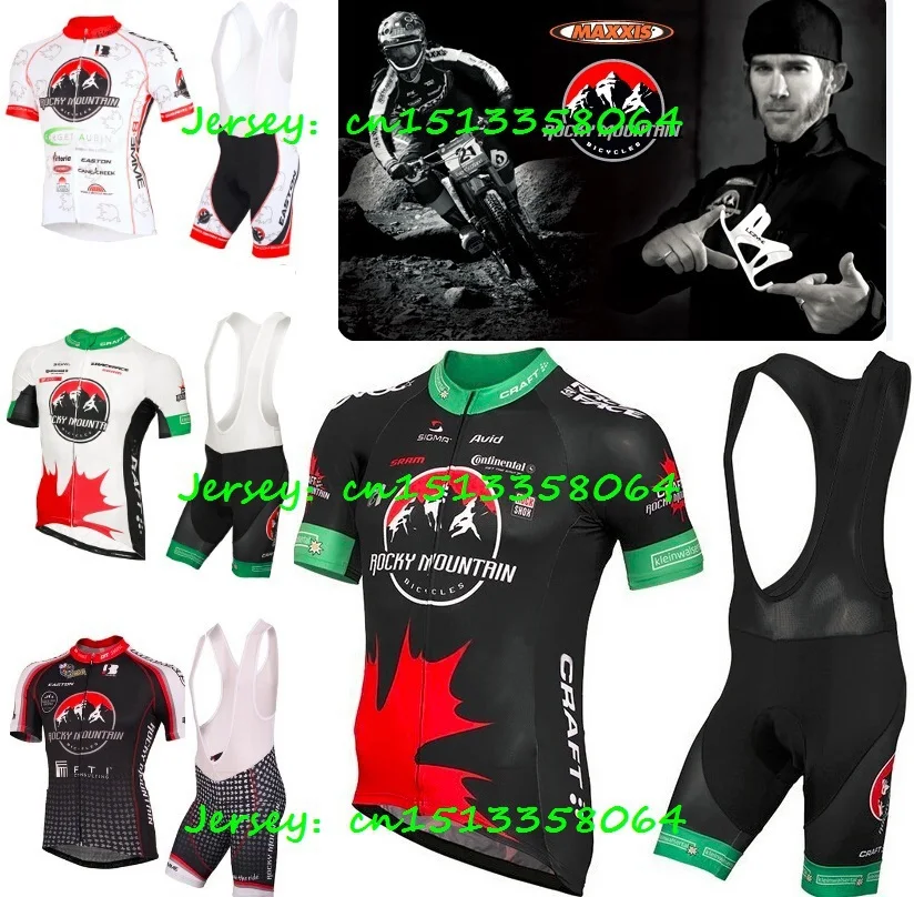 2015 new High quality CANADA Rocky Mountain team Cycling jersey short