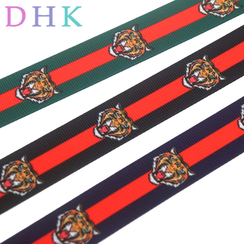 

DHK 7/8'' 5yards printed grosgrain Ribbon Accessory hairbow headwear decoration Wholesale C1576