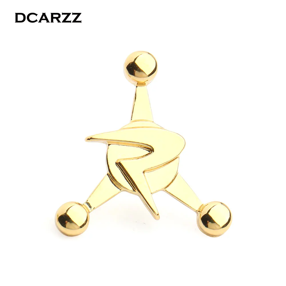 

Rick and Morty Brooch Gold Color Pin for Kids Backpack/Bag/Jeans Clothes Council of Mortys Badge TV Jewelry