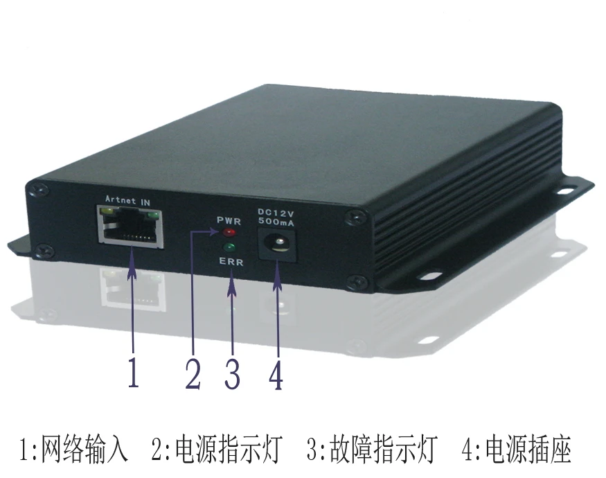 Контроллер света ArtNet на SPI pixel выход 4 * поддержка WS2811/WS2812/SK6812/TM1809/