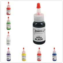 5 шт. пигмент татуировки Постоянный Макияж бутылки чернила для татуировок пигмент для тела профессиональная Красота товары для рукоделия 14 цветов 1 унц. 30 мл