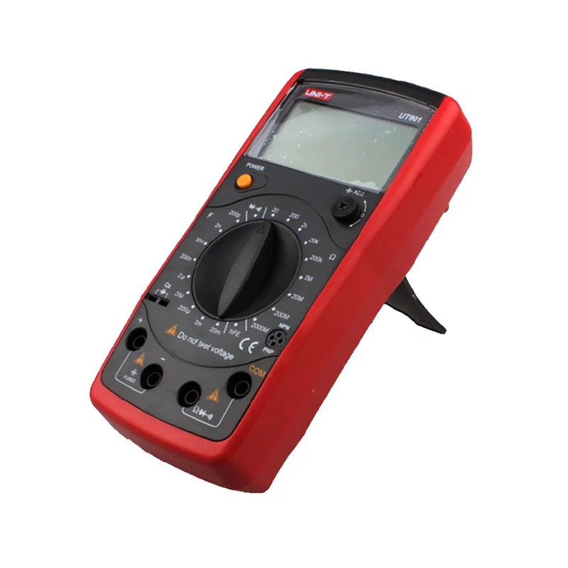 

UNI-T UT601 Professional Capacitance Meters LCR Meter Ohmmeters Capacitor Resistor w/Continuity Buzzer Diode/Transistor Test