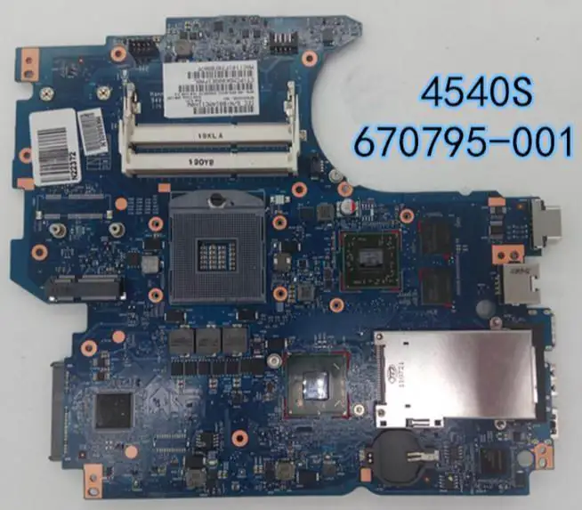 

4530S 4730S Laptop motherboard 670795-001 HM65 Mainboard with graphic card test good