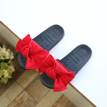 

Summer New Children's Sandals Girls Bow Stars Moon Embellished Slippers Casual Mother-daughter Parent-child Shoes #1