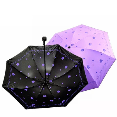 YADA Double Sided Flower Pattern Folding Umbrella For Women UV Rainproof Umbrellas Sun Rainy Protection Parasol Umbrella YD195