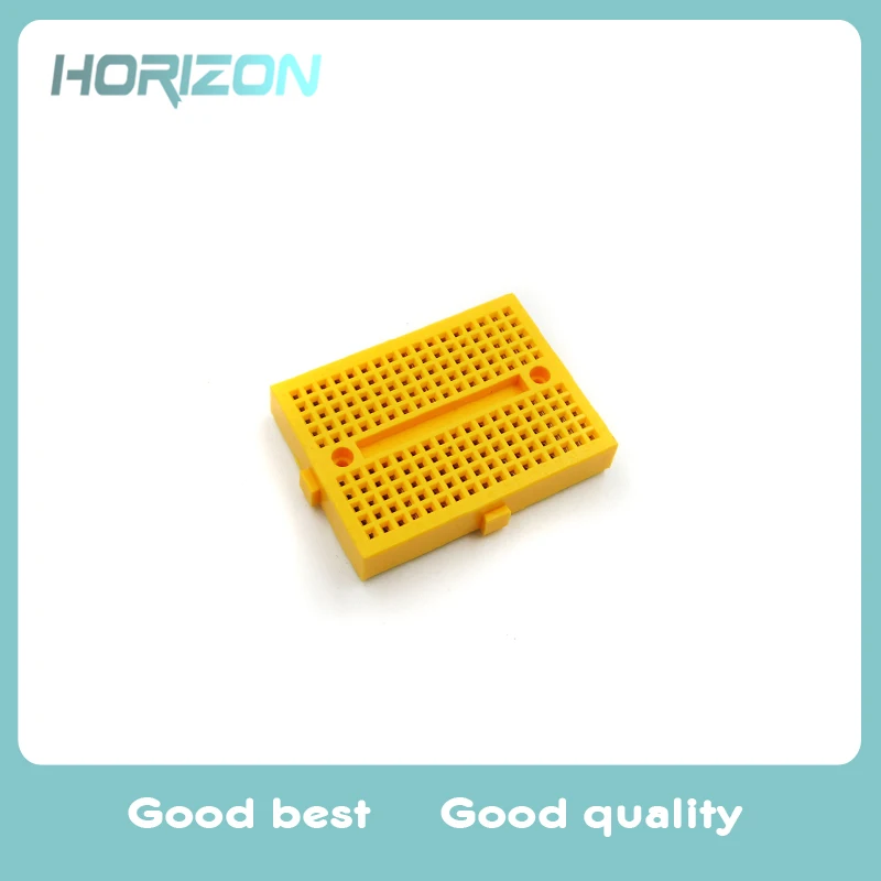 

Yellow Mini Solderless Prototype Breadboard 170 Tie-points for Arduino Shield