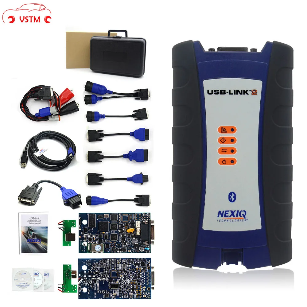 

VSTM NEXIQ 2 USB LINK with Bluetooth nexiq 125032 Truck diagnostic tool Diagnose USB Link with All Installers Nexiq