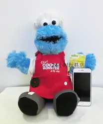 Высокое качество Улица Сезам Элмо Cookie Monster Мягкие плюшевые игрушки куклы 33 см детские развивающие игрушки