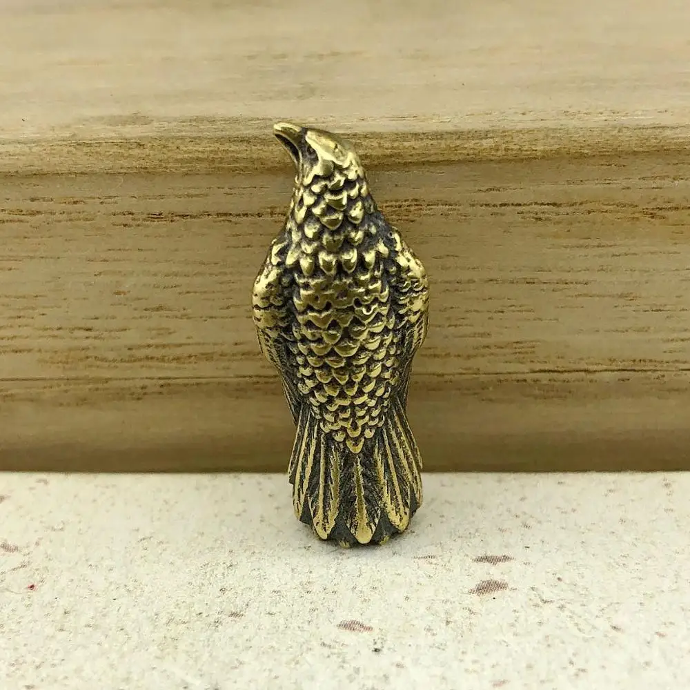 

EDC Tools Brass Knife Beads Brass Eagle Lanyard Bead Paracord Knife Keychain Tool DIY Pendant