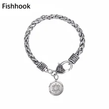 Fishhook Волшебная Звезда Давида иудаики иврит с обеих сторон Викинг браслет-амулет для мужчин сверхъестественные Подвески для изготовления ювелирных изделий