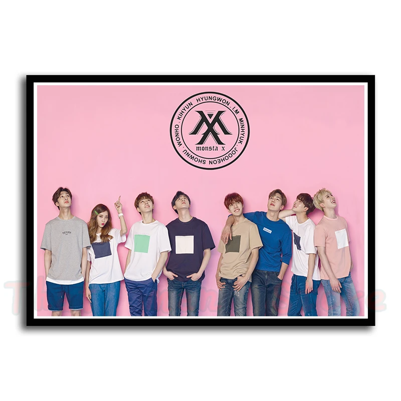 Monsta X отображает яркость интерьера дома белая бумага хорошего качества домашняя