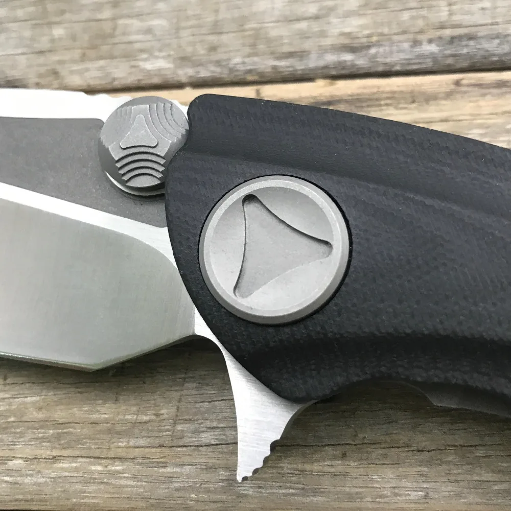 LDT Whale Shark Folding Knife D2 Blade Titanium G10 Handle Flipper Camping Outdoor Pocket Knife Survival Hunting Knives EDC Tool LDT Whale Shark Folding Knife D2 Blade Titanium G10 Handle Flipper Camping Outdoor Pocket Knife Survival Hunting Knives EDC Tool