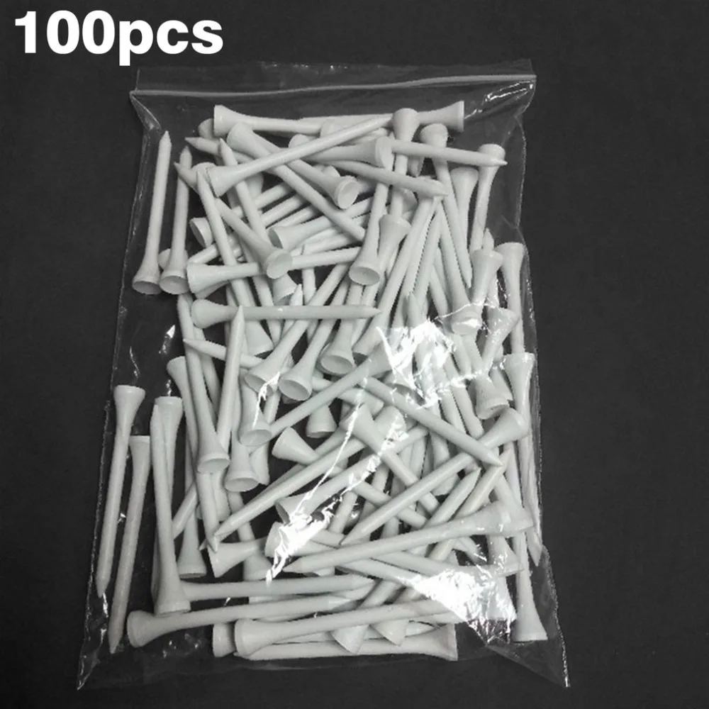 100 шт./упак. Professional Premium деревянный гольф футболки 54 мм с маркерами для мячей