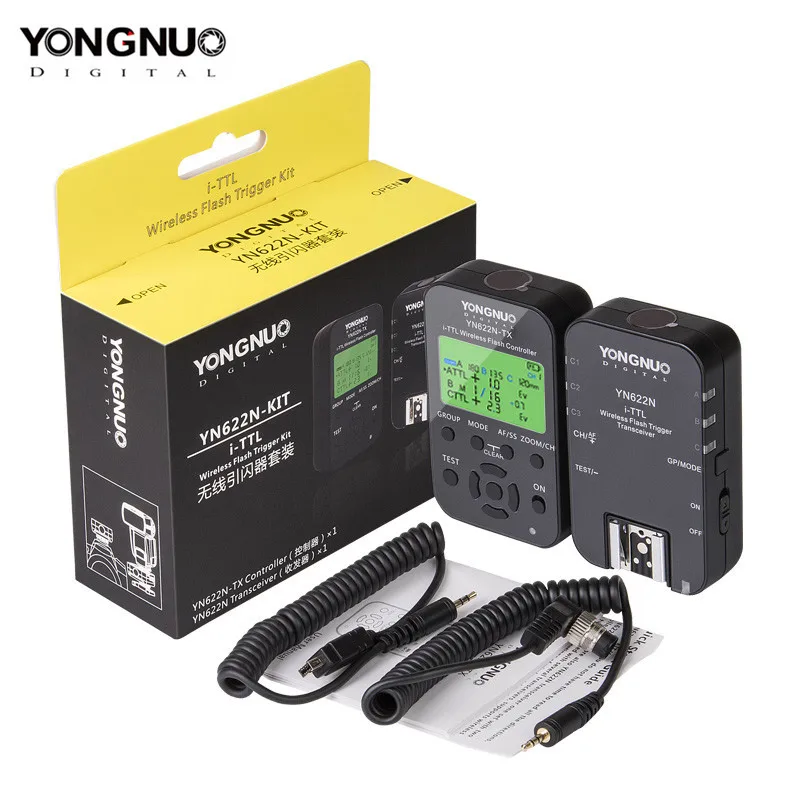 YONGNUO YN622N-TX YN-622N комплект беспроводной i-TTL контроллер триггера вспышки + трансивер