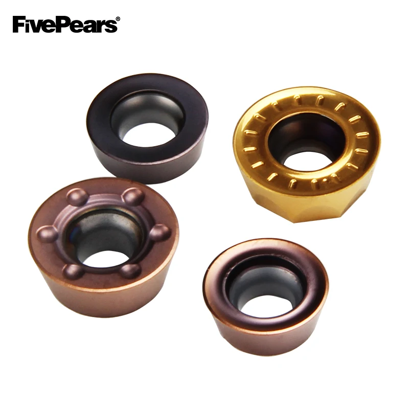 FivePears 10 шт. RDMT10T3MO/RDMW1204MOT/ HM/ PM твердосплавная фреза r5 r6 круглый CNC инструмент|Фреза| |