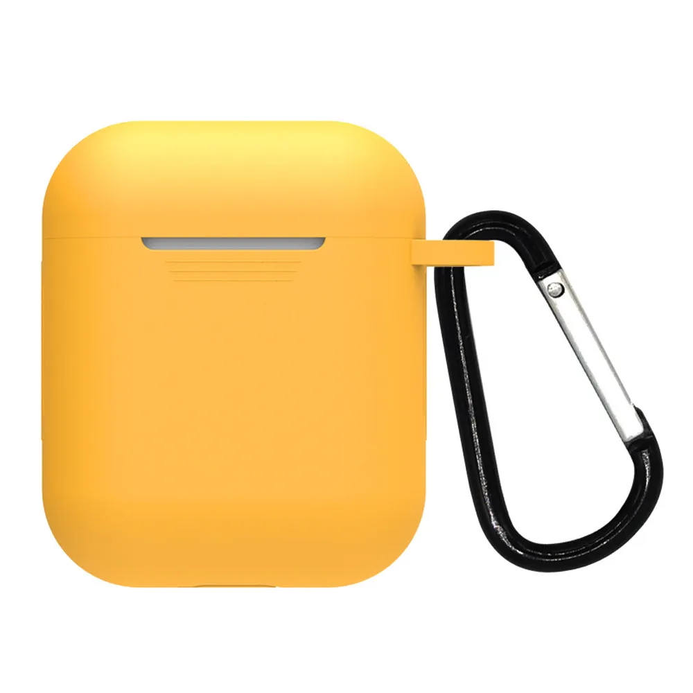 

For AirPods Silicone Cover Case Anti-lost Protective Cover Skin Case for Apple Airpod Charging Case with Ear Hook 7.18