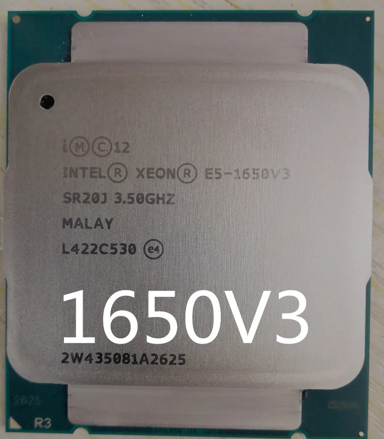 Intel Ксеон E5 1650 V3 3,5 ГГц 6 Core 15 Мб Кэш LGA2011-3 Процессор E5 1650-V3 процессор