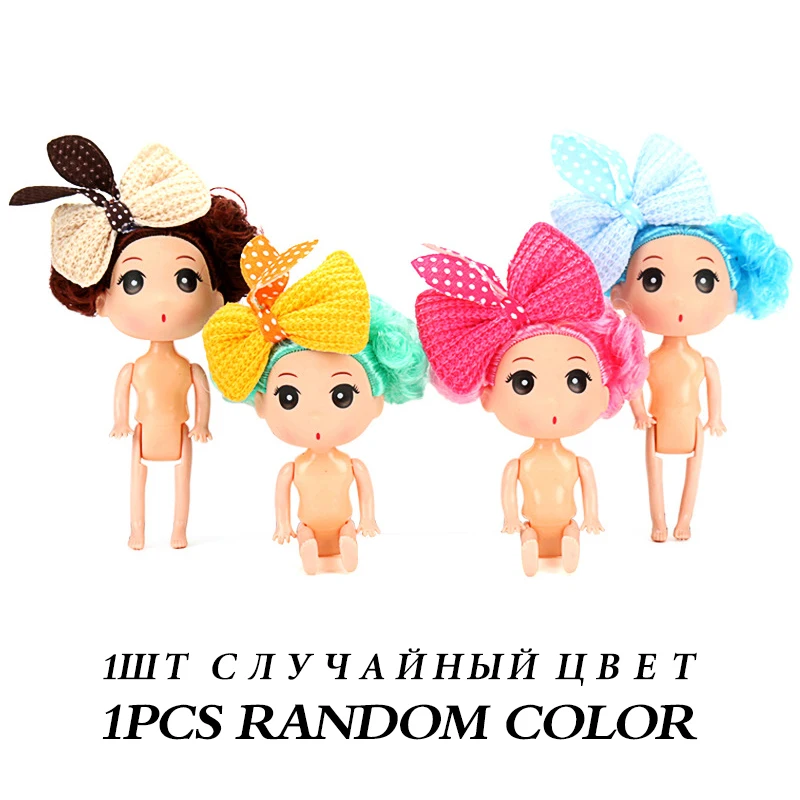 

New LOL Icy Fairy Tress for Playmate Dolls with Brown / Gold Bun Hair Dolls 5 Joints Moving Girls Toys Bubble of Children Gift E