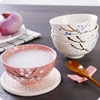 1pc Underglaze Japanese Style Ceramic Bowl Creative Home Child Rice Bowl 3