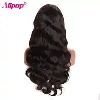Glueless วิกผมลูกไม้เต็มรูปแบบผมมนุษย์ด้วยผมเด็กบราซิล Body Wave Pre Plucked Remy ลูกไม้เต็มรูปแบบผมมนุษย์ Wigs สำหรับสตรี