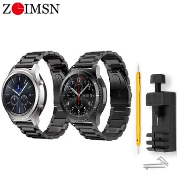 

ZLIMSN Universal Watch band 18mm 20mm 22mm For Samsung Gear Sport S2 S3 Galaxy 42mm 46mm Watch Strap