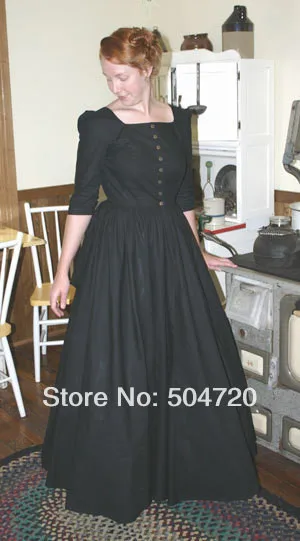 1890 s викторианская готика/Civil War Southern Belle бальное платье платья Sz US 6-26 XS-6XL V-12244