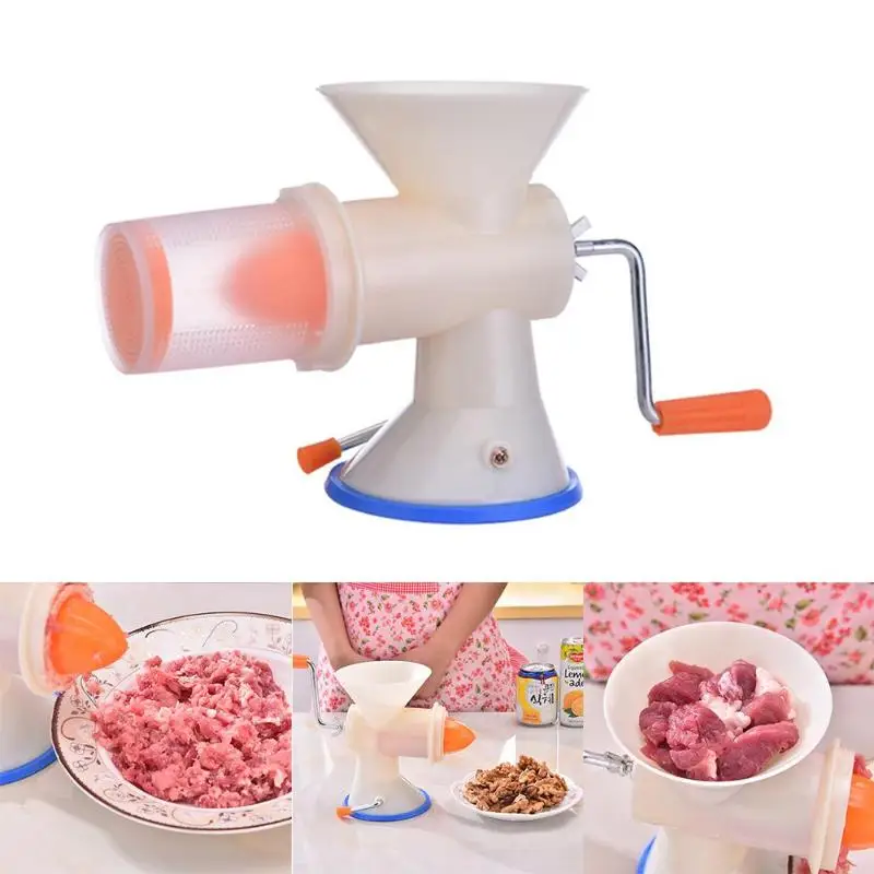 

Multifunctional Home Manual Meat Grinder for Mincing Meat Vegetable Kitchen Hand shake Food Chopper Mincer Mixer Blender