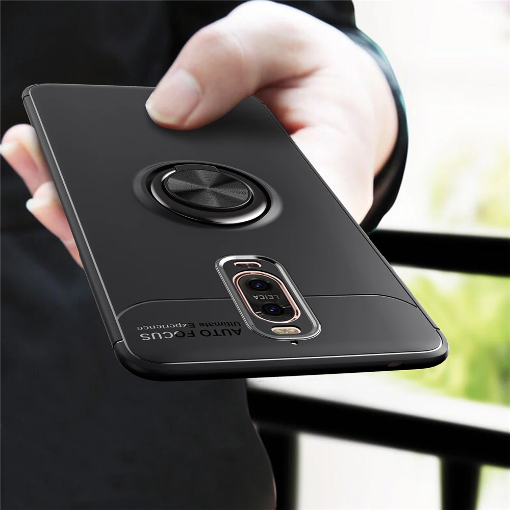 

Aikewu for Huawei Mate 9 Case Mate9 Pro Car Holder Stand Finger Ring Silicone shockproof Back Cover for Huawei Mate 9 Pro case