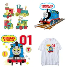 

Clothing for Children Applications Small Train Sticker Iron on Patches DIY T-shirt Heat Transfer Vinyl Clothes Applique Press