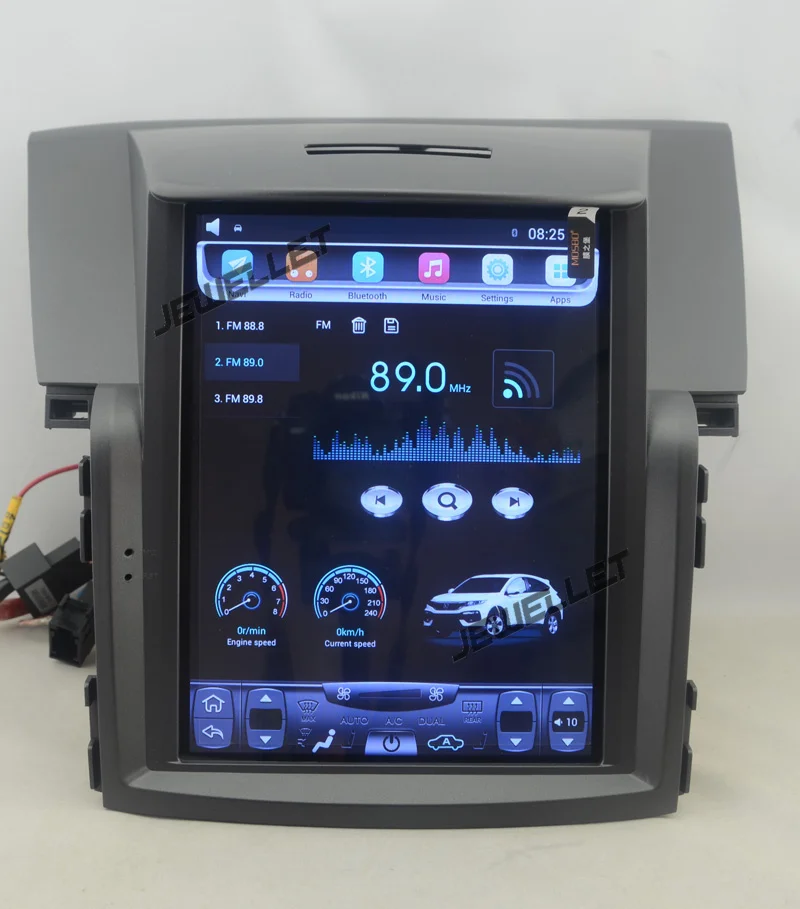 Top 10.4" tesla style vertical screen Octa core Android 8.1 Car stereo GPS navigation for Honda CR-V CRV 2012-2016 5